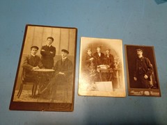 3 x Student Union, Students Germany Photo Collection from Circa 1895 Cabinet