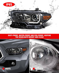 Headlights Assembly for 2016 2017 2018 2019 2020 2021 2022 2023 Toyota Tacoma He