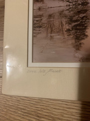 Pair Signed Photos Deer Isle & Mt Katahdin Maine Photographer Terrill S Lester
