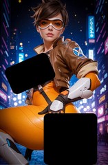 Fantasy of Cosplay #7 Tracer Overwatch Comic VIRGIN Full Chase Cvr Ltd 100