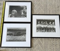 3 Professionally Framed & Matted China Photographer Kang Xuesong’s Works，photos