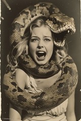 24 ~ 4X6 Glossy HORROR Fine Art ‘ SNAKE DEMON ‘ Photo FANTASY Set ! 3413711