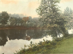 Wallace Nutting Exterior «Still River» Hand Colored Photo