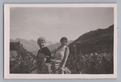 2 Women in the Mountains 1931 – Vintage Photo 1930s