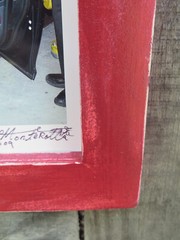 Sofia Vergara @ 2009 with hand made/painted/reliced wooden frame , 10% St. Judd