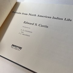 Portraits from North American Indian Life Edward Curtis first edition 1972