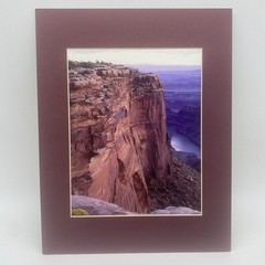 Matted Southwest Mesa Landscape Photo Print 11 X 14 Wall Art Gallery Decor
