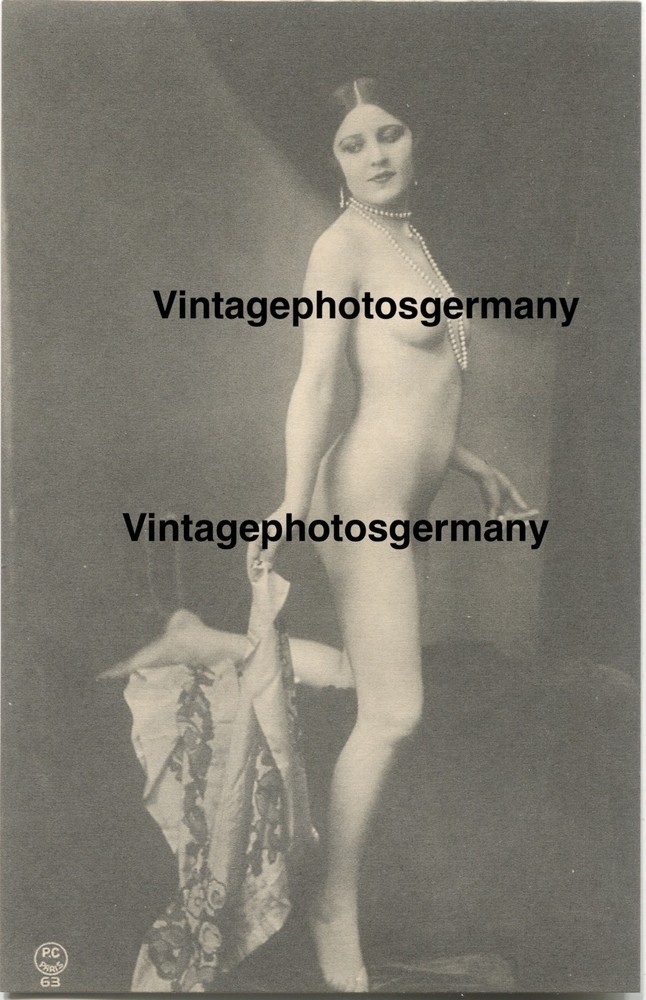 Z6362 Postcard 1920s Artistic Nude Pretty Woman