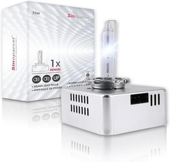 Sinoparcel D5S HID Headlight Bulb with Integrated Ballast – 6000K 35W Xenon Repl