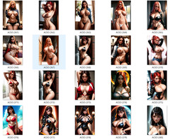 LOT 100x 4×6 Nude Picture Photograph Pinup-Girl Woman Model FemaleRisqué Lo26: