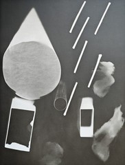 Man Ray (1890 – 1976) – Rayograph 1922/1978 – Gelantine Silver Print, Stamped