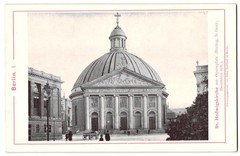 Photography / Light Print Edm. Gaillard, Berlin, view of Berlin, the Hedwigskirch