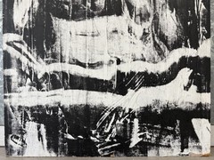🔥 Vintage Modern Bodybuilding MUSCLE Man Photograph Painting, Lillian BASSMAN