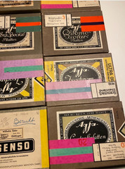 Glass plates negatives collection approx. 70-100 pieces Agfa Isolar Chromo 1925-1944 original packaging