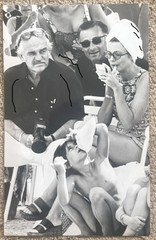24x15cm Vintage Archive Photo 1975 Prince Rainier + Princess Grace Kelly of Monaco
