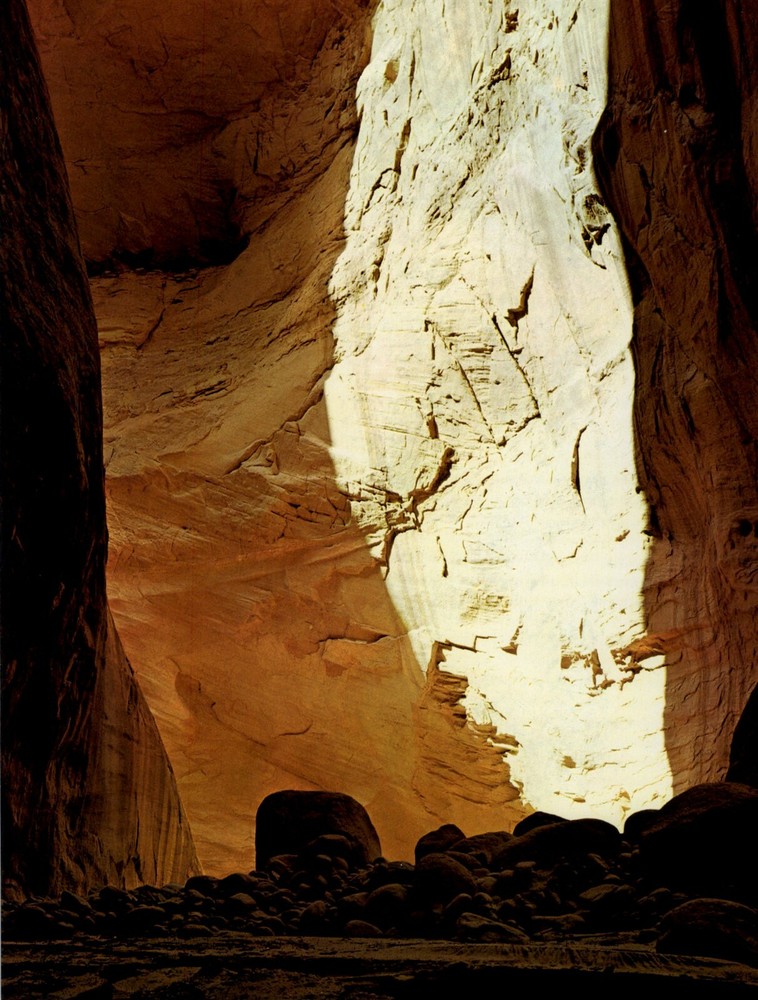 1962 Eliot Porter Glen Canyon Twilight Canyon Cliff Study Art Photo Gravure