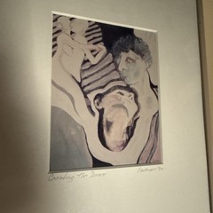 Louise Werner Art Signed Framed 1994 Photo Reproduction Small Creating The Dance