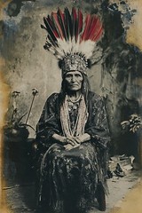 Native American Tintype Limited Edition Museum Series C0025RP