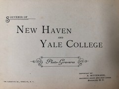 Vintage Souvenir Of New Haven And Yale College Photo Gravures Booklet 7.5”x 5.5”