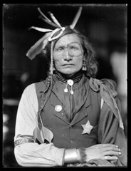Iron White Man – a Sioux American Indian Photograph – Vintage Photo from 1900