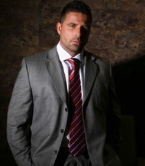 MALE PORTRAIT #0423-409-MEN IN SUITS SERIES- free ship usa