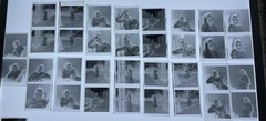 59 VINTAGE NEGATIVES YOUNG DEBUTANTE PHOTO SHOOT POSS FOR THE TATLER 1950s