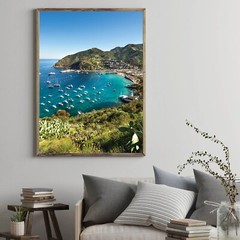 Channel Islands Avalon Photo Print, Santa Catalina Island, Crescent Beach Art