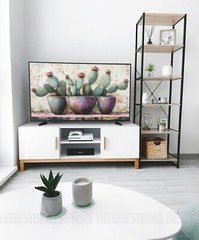 Digital Art Image TV Desktop Wallpaper 4K Resolution Picture Cactus Illustration