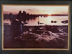ART – Large Original Signed P. Van Dolson 35mm Photograph 29×21 Framed Landscape