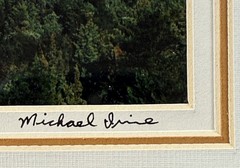 Signed Michael Irvine Photograph “Blue Moon Dome” Framed – Sedona, Arizona