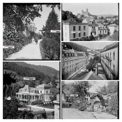 Saint-Nectaire, Auvergne, Glass Plate Photos, Lot Of 5 Negatives 13X18 Cm