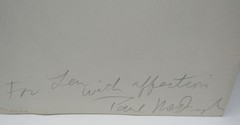 Signed Paul A. McDonough (1941–2025) b&w photo New York City at Night 1983