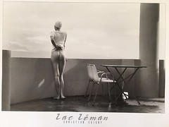CHRISTIAN COIGNY,FEMMES,LAC LEMAN,AUTHENTIC 1987 ART PHOTO PRINT