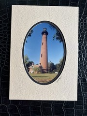 North Carolina Lighthouse Photos Signed Gamow Set Of 5 Hatteras Ocracoke 5” X 7”