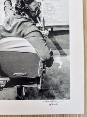 Fidel Castro Fishing – Photograph by Alberto Korda – Signed 12×16