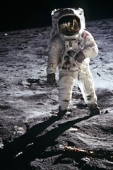 Buzz Aldrin Walks on Moon, Apollo 11, New Restored Satin Finish Photo – 5 Sizes!