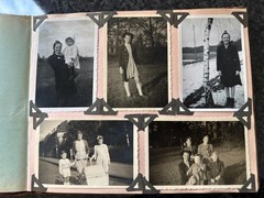 Old photo album civilian with defects, from 1919 281025/92