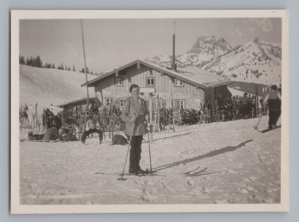 Bayrischzell Sudelfeld Gasthaus Ober-Sudelfeld 1931 Ski Hut Old Photo