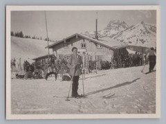 Bayrischzell Sudelfeld Gasthaus Ober-Sudelfeld 1931 Ski Hut Old Photo