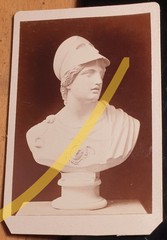 Minerva – Antique – Original in Castel a mare near Naples – Figurine Sculpture / CDV
