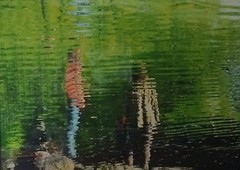 Large Joseph Rubin Reflexion – New York Central 40.5 x 29.25 in