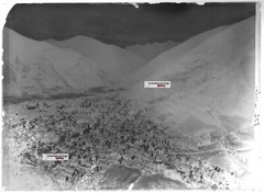Old Black And White Photo Glass Plate Negative 13X18 Cm Luchon