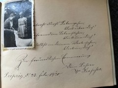 Old photo album civilian with defects, from 1919 281025/92