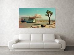 Special Price!!Photograph California Motel Abandoned Places 01 Acrylic Glass 180×100 cm