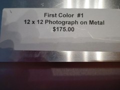 Lot of 4 Fine Art Photography On Metal – Signed RETAILS $175 EA – Vineyard Theme
