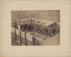 Unknown Photograph Construction Site in Iquique Chile Historic Circa 1885