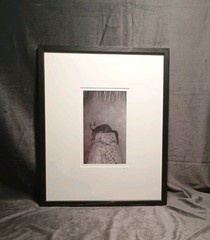 Sophisticated Kitty Cat Black & White Art Photography 17 X 21″ BERGLUND Signed