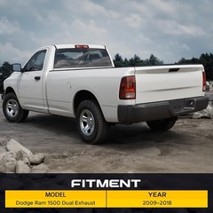 Rear Bumper Assembly Compatible with 2009-2018 Dodge Ram 1500/10-18 Ram 2500 350