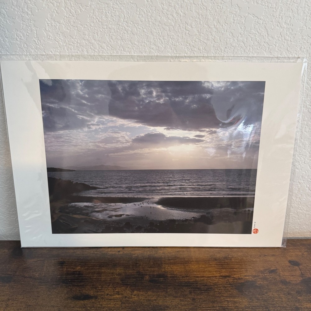 Ocean Water Photography Art Print 2004 Sealed Packaging 19×13″ SHIPS FREE!