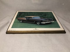 Power Graphics 1955 Chevy Bel Air «Teaser» 8×10 Picture On Wood #1804 1984 RARE